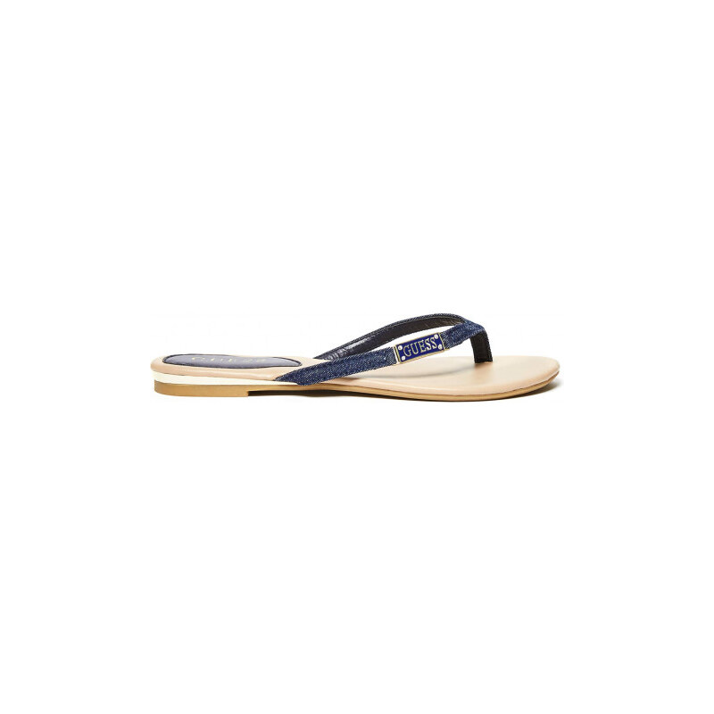 GUESS sandálky Kassie Thong Sandals modré, 11190-37.5