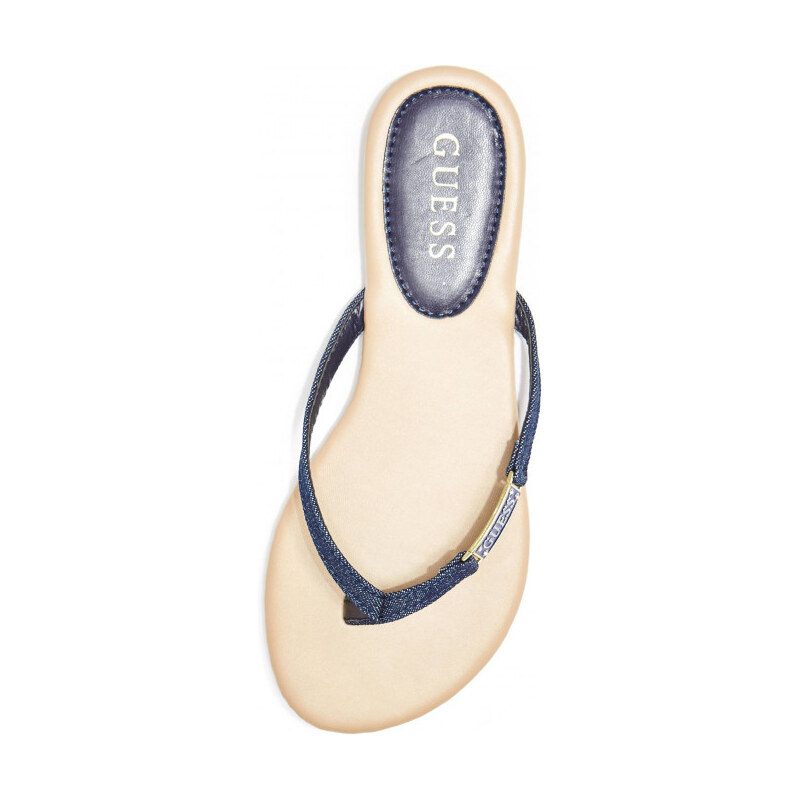 GUESS sandálky Kassie Thong Sandals modré, 11190-37.5