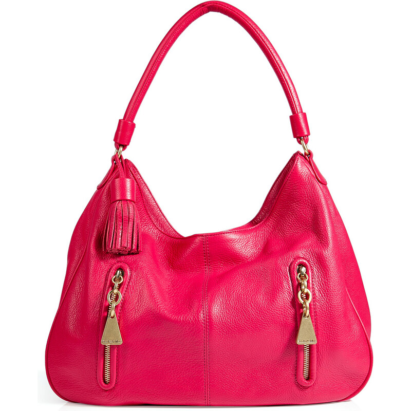 See by Chloé Leather Hobo in Fuxia