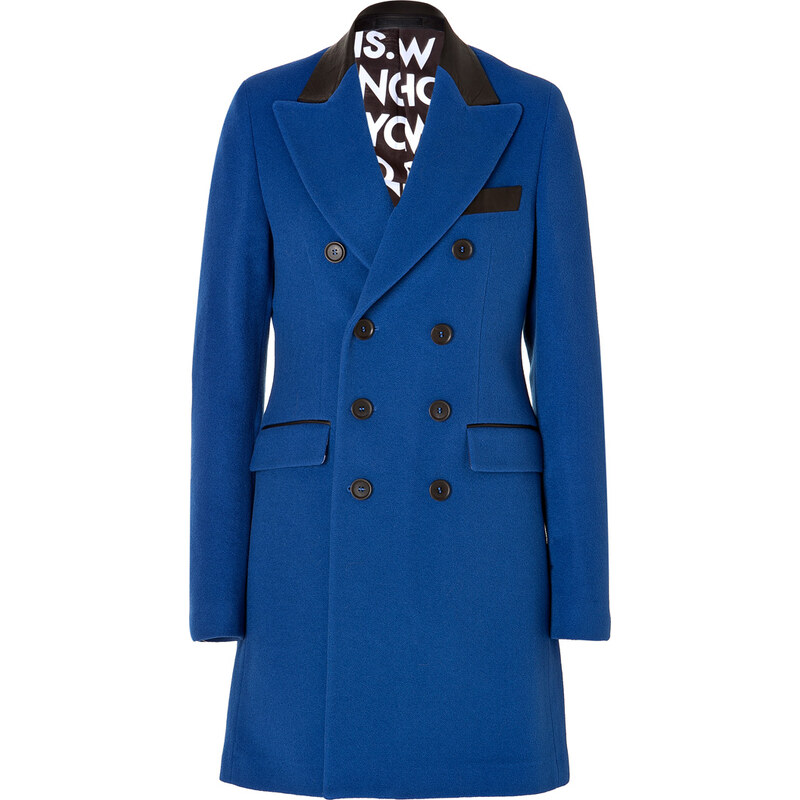 Each Other Wool-Cashmere Coat in Blue