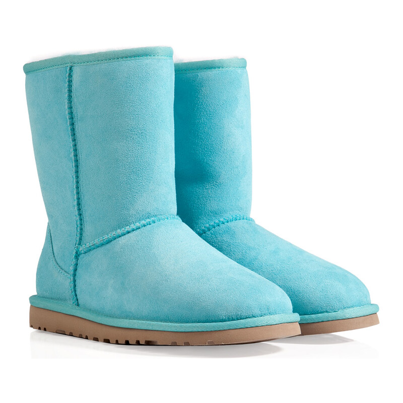 UGG Australia Leather Classic Short Boots in Lagoon