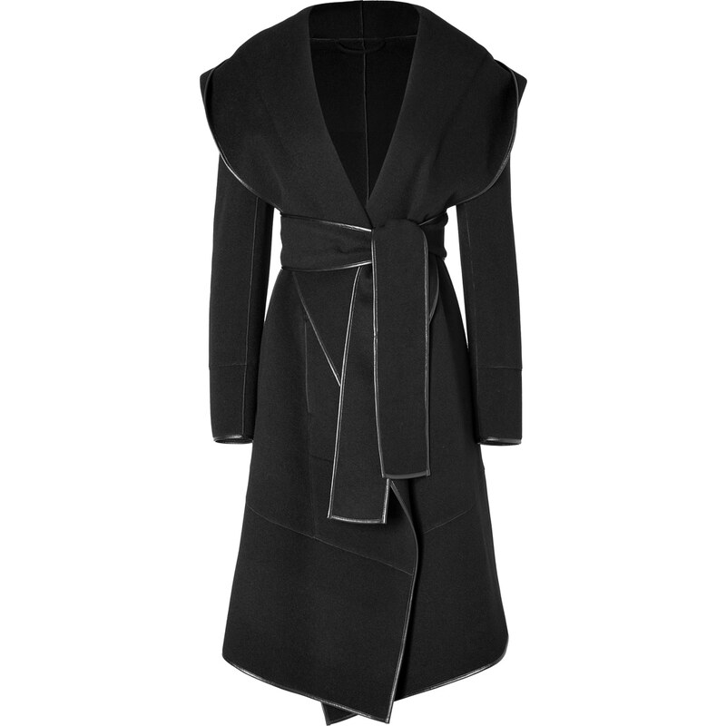 Donna Karan Cashmere Coat in Black