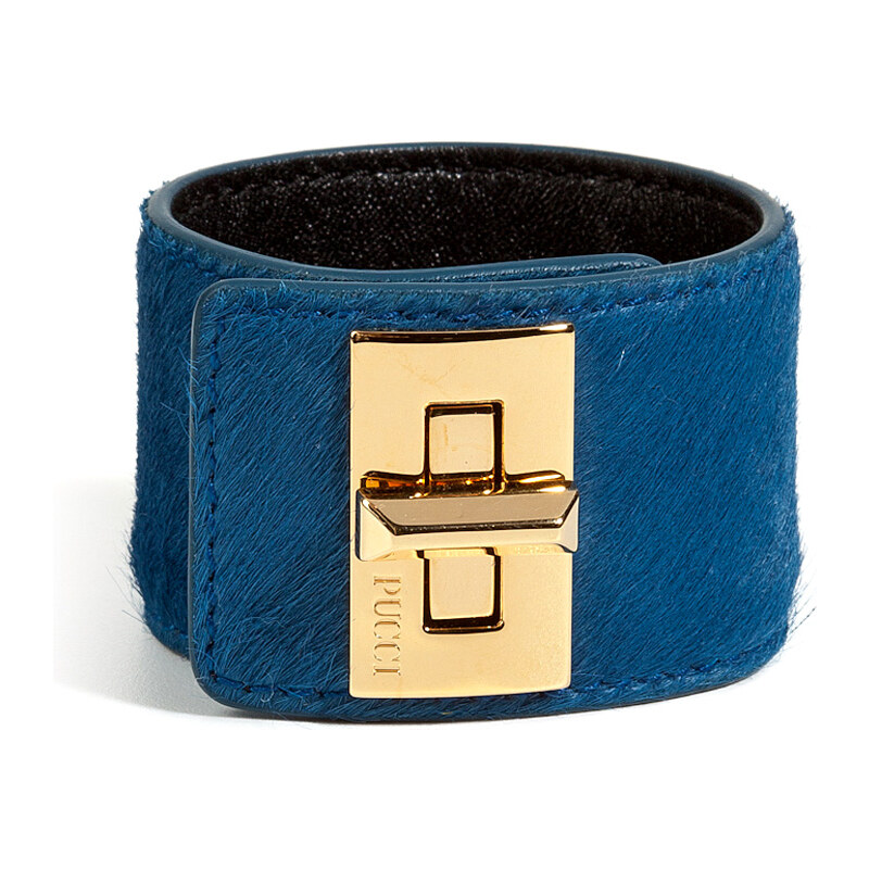 Emilio Pucci Haircalf Bracelet in Blue