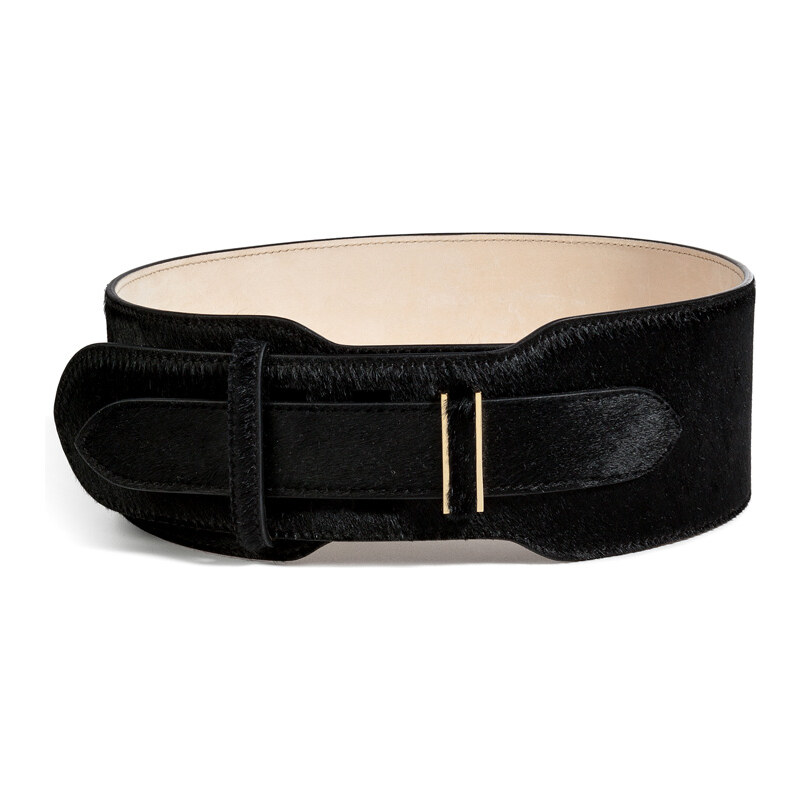 Emilio Pucci Haircalf Belt in Black