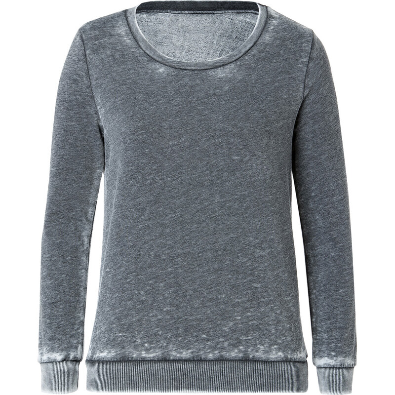 American Vintage Cotton Blend Sweatshirt in Heather Carbon