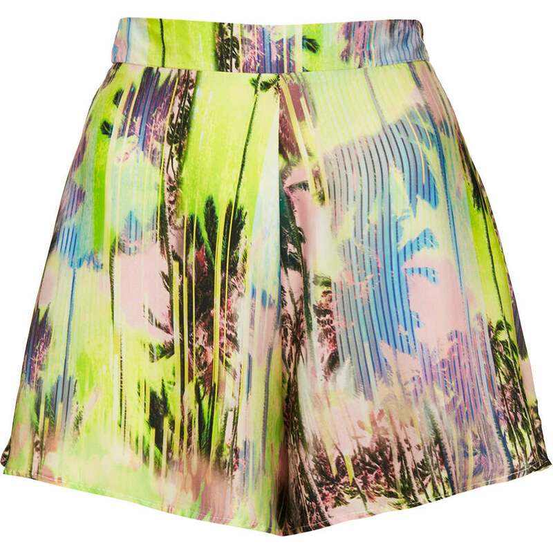 Topshop **High Waisted Tropical Print Shorts by Oh My Love