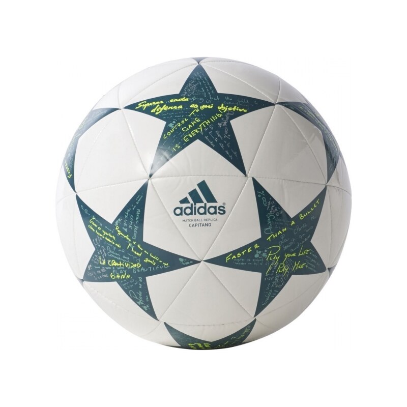 Fotbalový míč adidas Performance FINALE16 CAP (Bílá / Zelená)