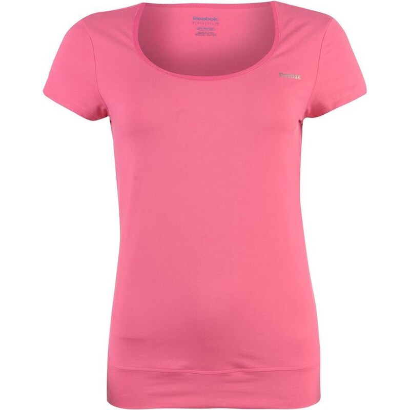 Reebok Essentials T Shirt Ladies Pink 6 (XS)