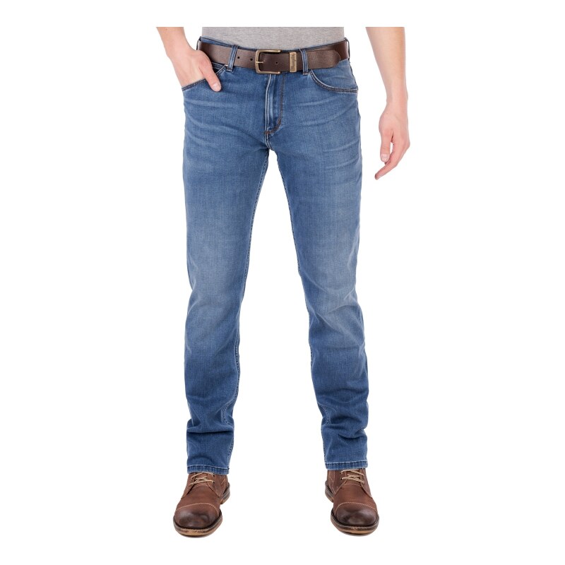 Pánské jeans WRANGLER W15QMU91Q GREENSBORO BRIGHT STROKE