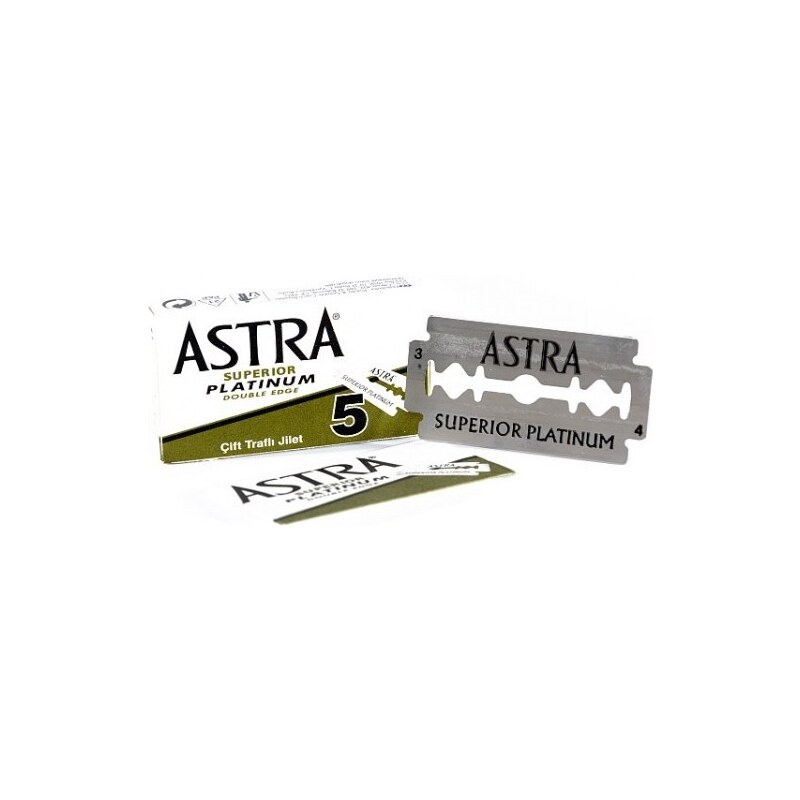 Žiletky Superior Platinum od Astra - 5 ks