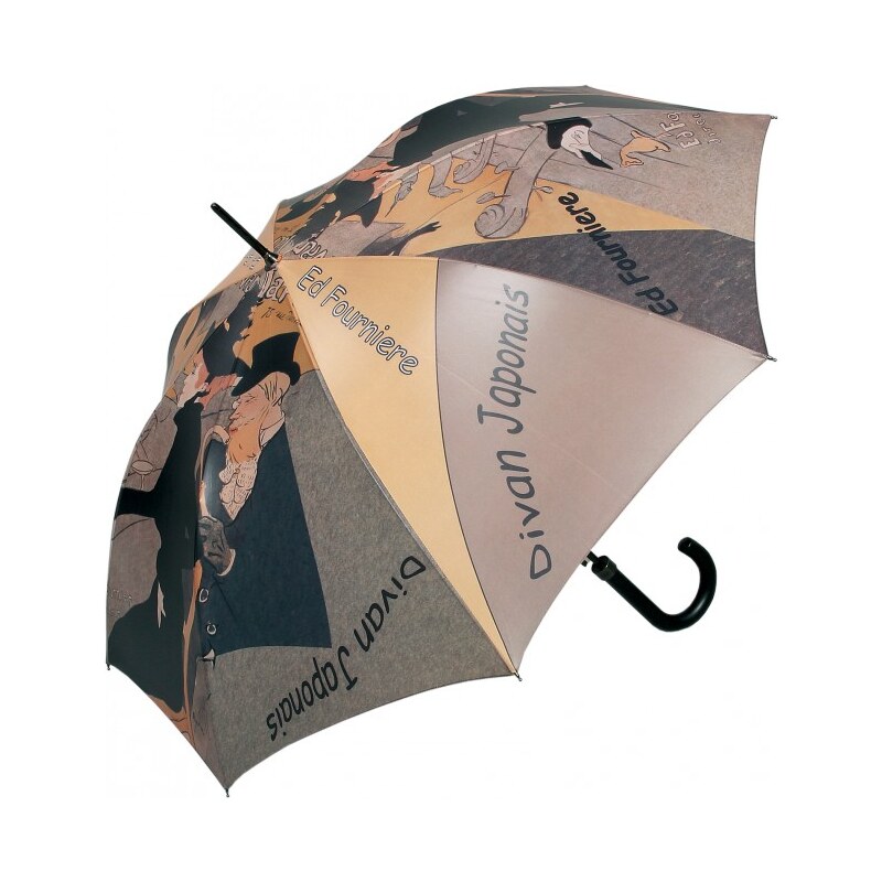 Doppler Dámský holový vystřelovací deštník ART de Toulouse-Lautrec "Divan Japonais" 74058E