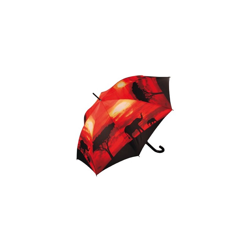 Doppler Dámský holový vystřelovací deštník ART Sloni 740583
