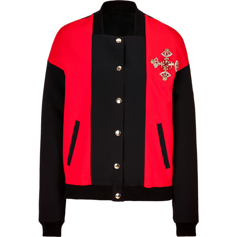 10 Year Anniversary Collection Fausto Puglisi, Embellished Bomber Jacket
