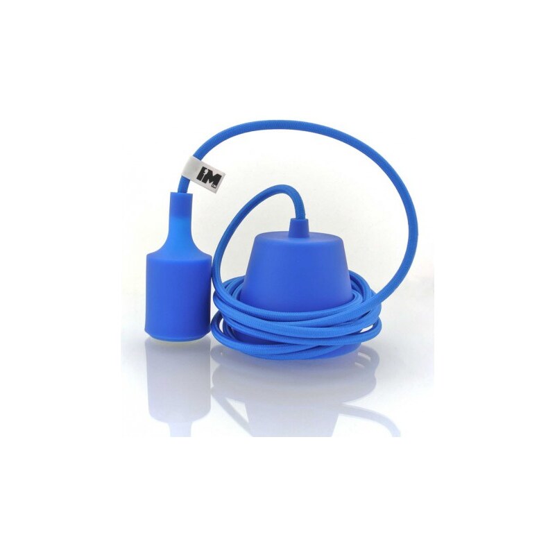 IMINDESIGN Silikon 1-závěsná žárovka modrá
