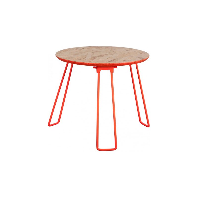 Zuiver Konferenční stolek OSB, malý ,red,40 cm