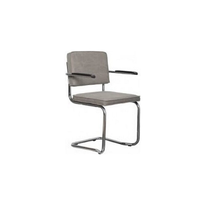 Zuiver Židle s područkou Ridge Vintage Barva šedá
