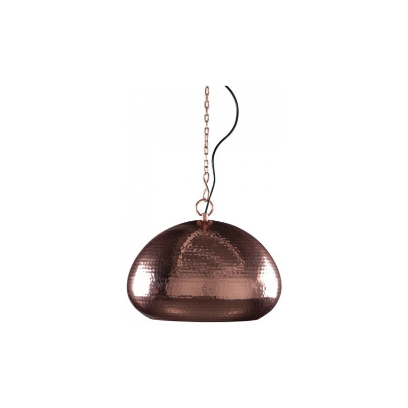 Zuiver Závěsná lampa Hammered oval copper