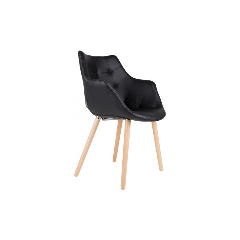 Zuiver Jídelní, kancelářská židle, křeslo Eleven/TWELVE Barva- černá