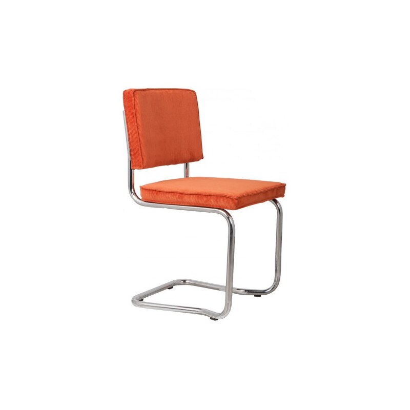 Zuiver Židle Ridge Kink Rib orange