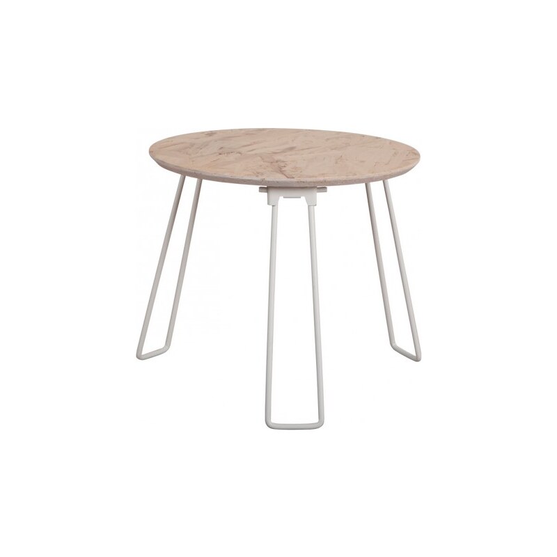 Zuiver Konferenční stolek OSB, malý, white,40 cm