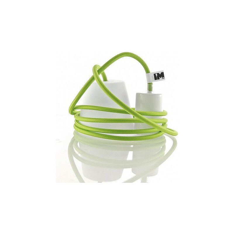 IMINDESIGN Silikon 1-závěsná žárovka, green/white