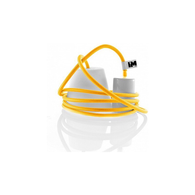 IMINDESIGN Silikon 1-závěsná žárovka, yellow/white