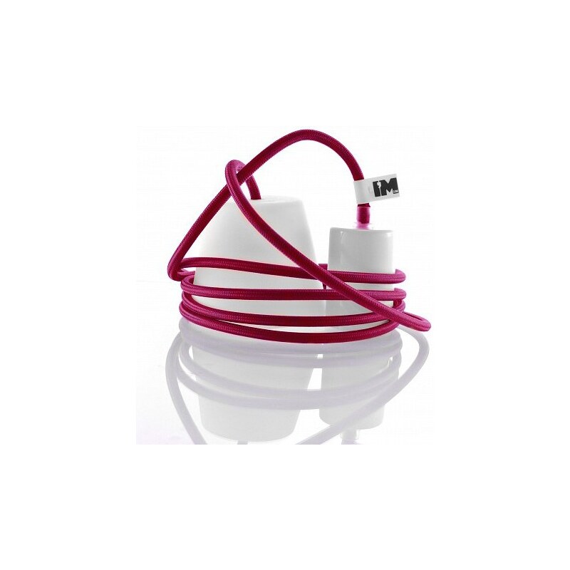 IMINDESIGN Silikon 1-závěsná žárovka, pink/white
