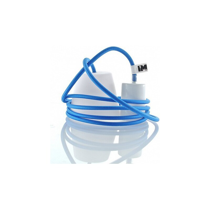 IMINDESIGN Silikon 1-závěsná žárovka, light blue/white
