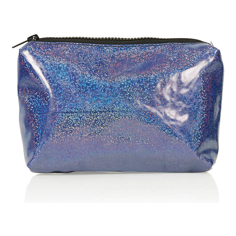 Topshop Holographic Glitter Make Up Bag