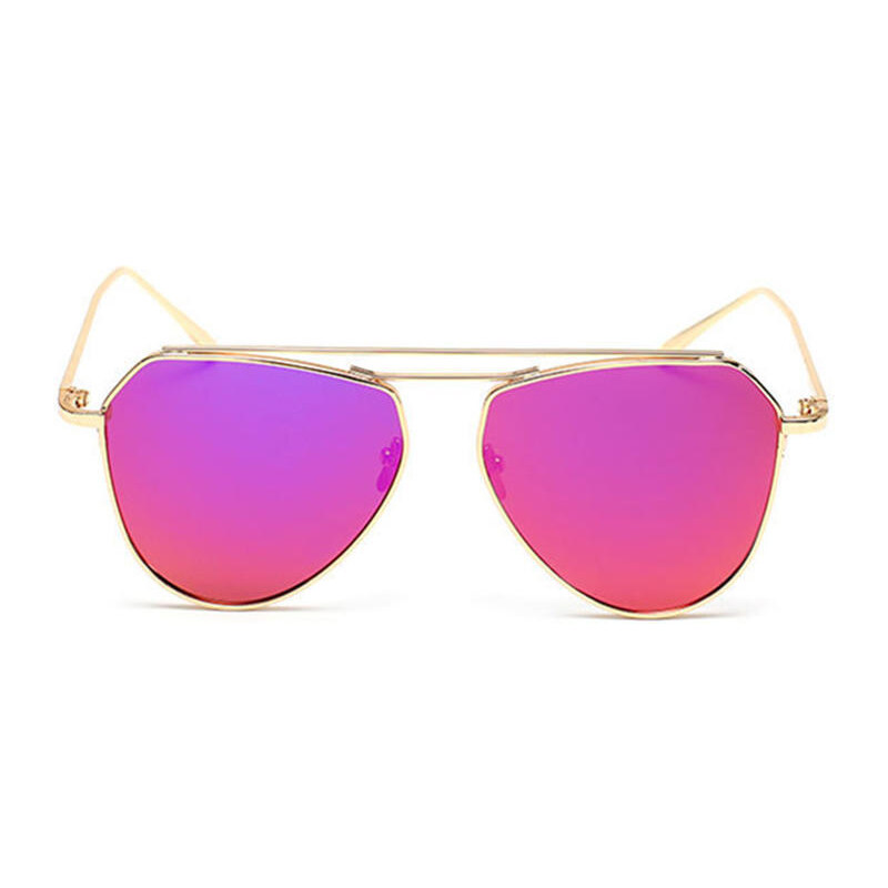 Beyou sluneční brýle Fashion letecké růžové