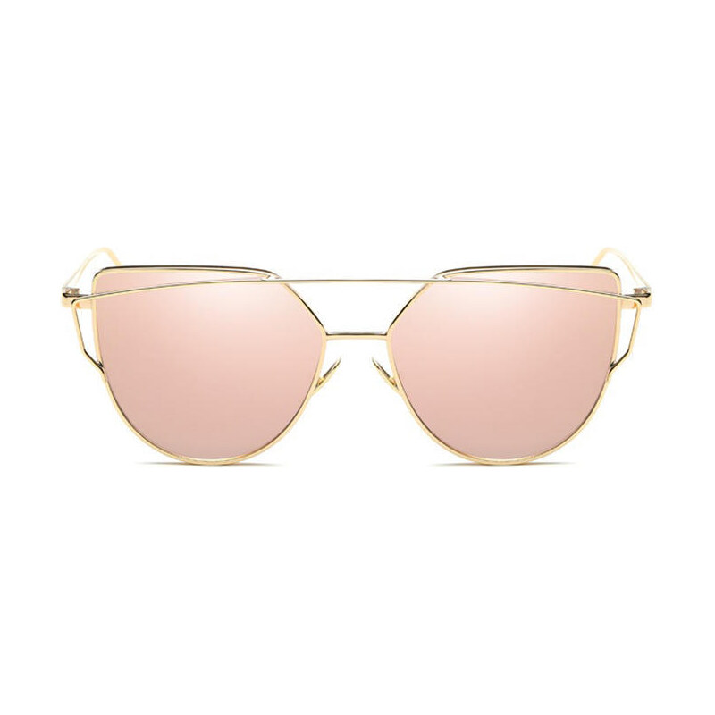 Beyou Sluneční brýle Reflective - růžové