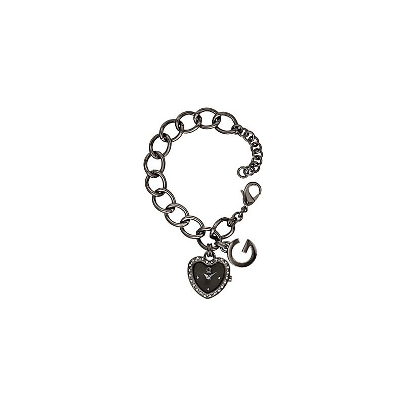 Hodinky G by Guess Hematite-Tone Charm