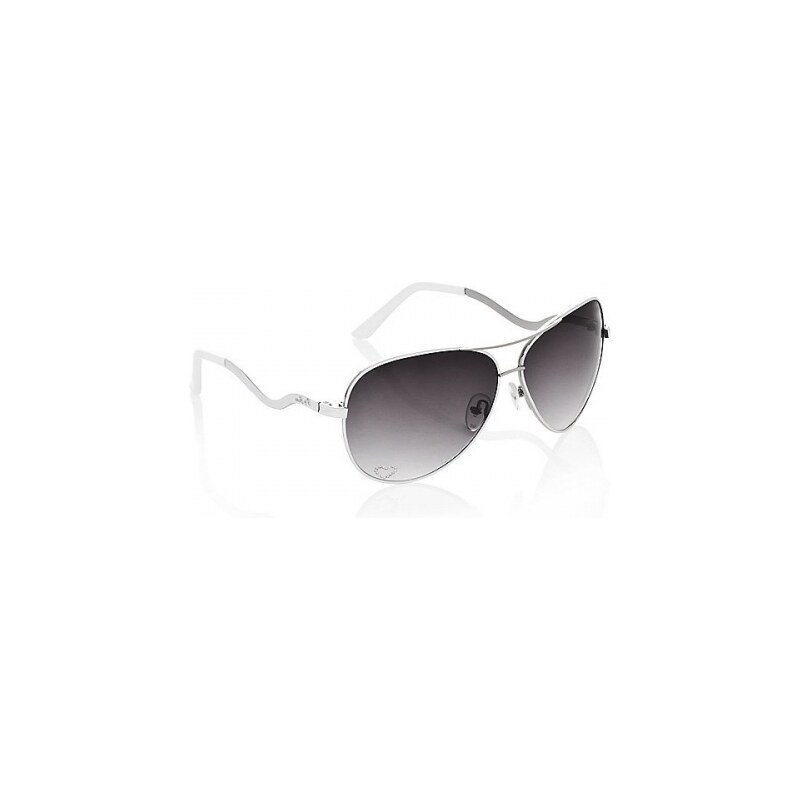 G by Guess Sluneční brýle GUESS Twisted Effect Aviator bílé