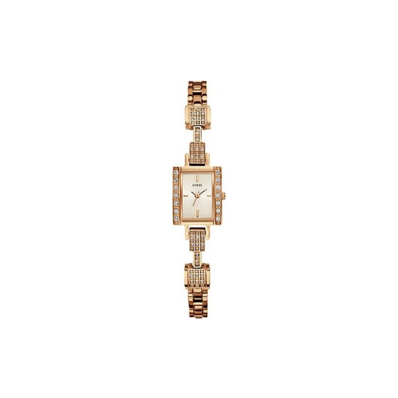 Hodinky Guess Rose Gold-Tone Delicate Retro Glamour