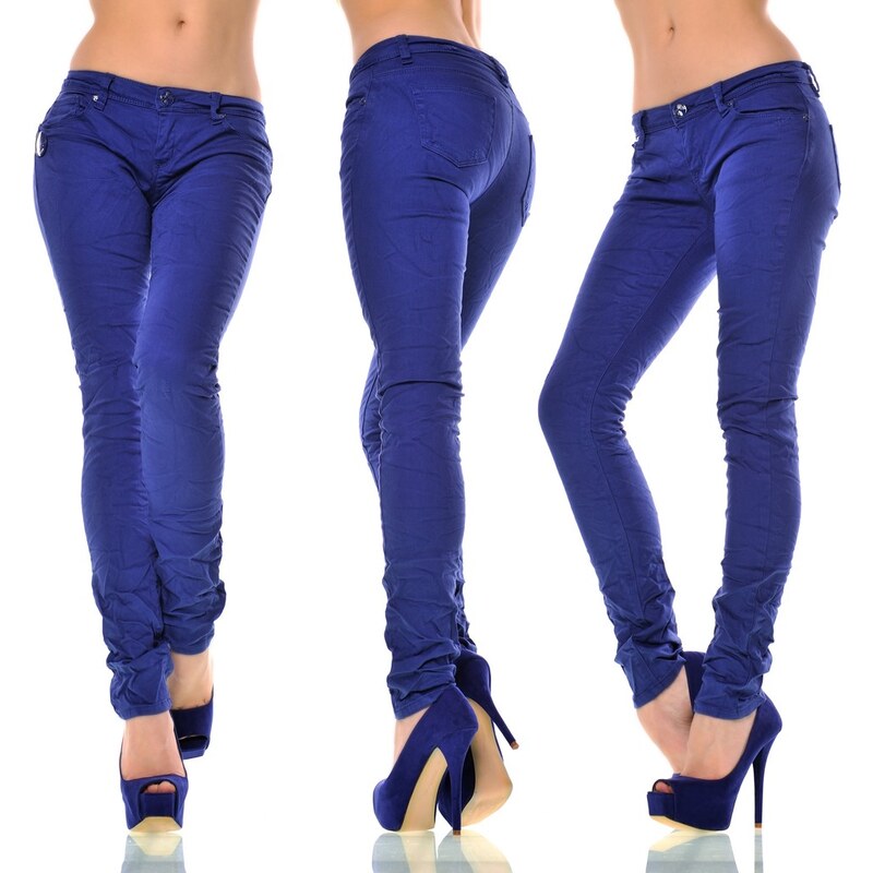 Fashion Pastelově modré džíny (S)
