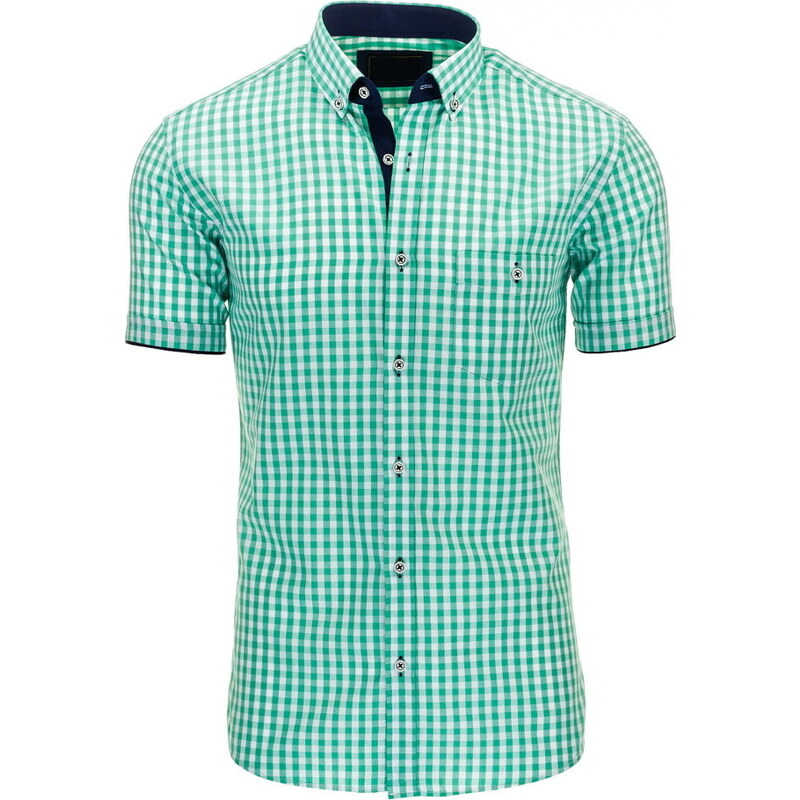 OSTATNÍ Pánské košile zelená (kx0678)