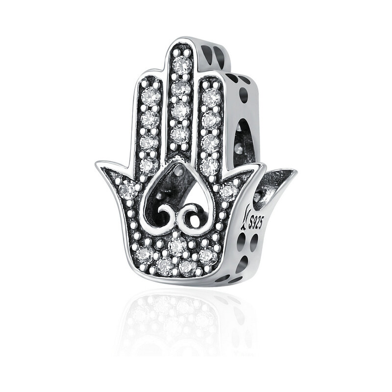Elenys stříbrný přívěsek Hamsa ruky Fatimy 22903870