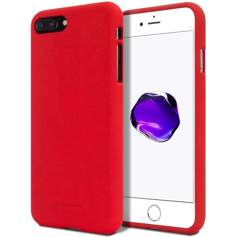 Ochranný kryt pro Apple iPhone 5 / 5S / SE - Mercury, Soft Feeling Red