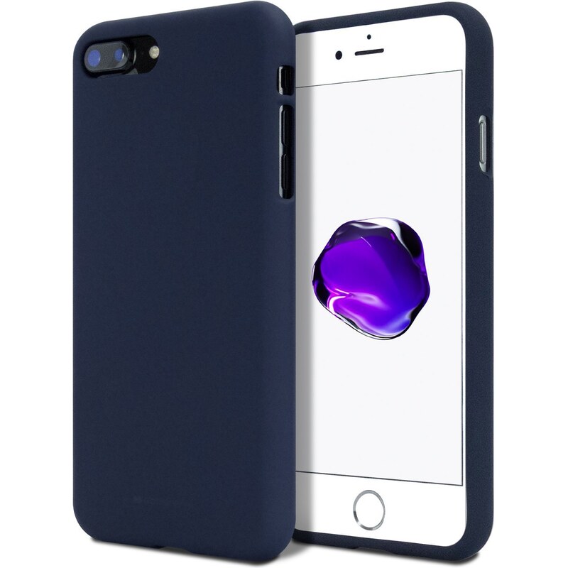 Ochranný kryt pro Apple iPhone 5 / 5S / SE - Mercury, Soft Feeling Midnight Blue