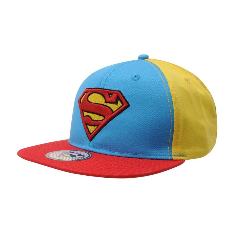 DC Comics Superman Snap Back Cap Blu/Red/Yellow Mens