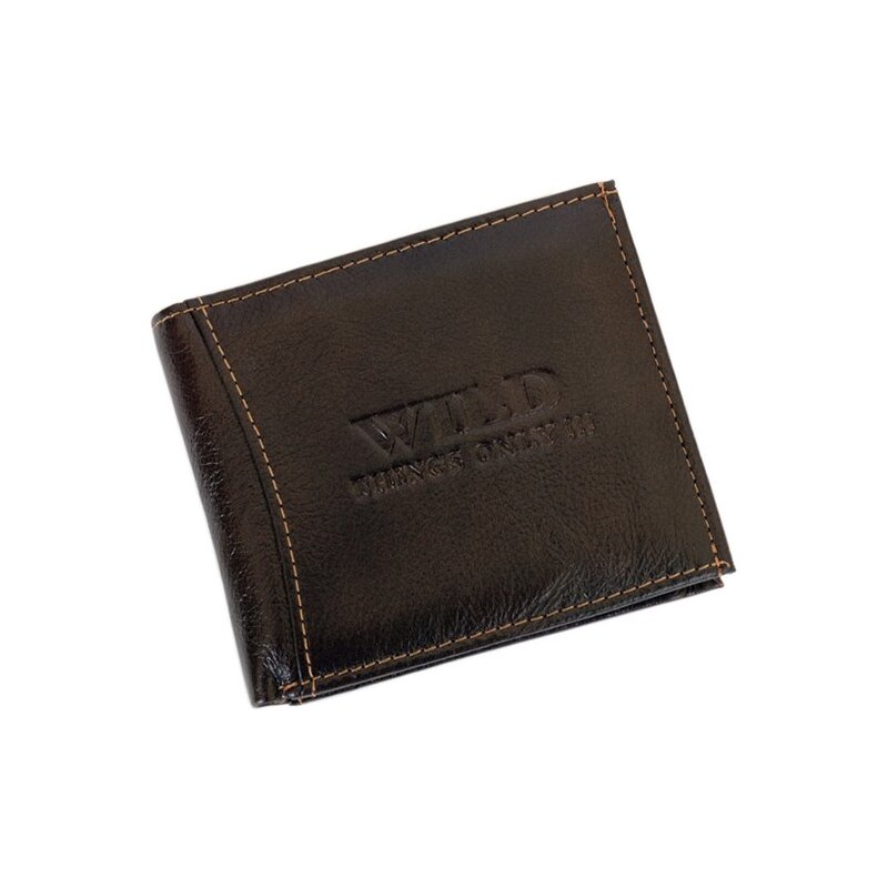 Pánská kožená peněženka WILD Things Only 5504 hnědá 67895157