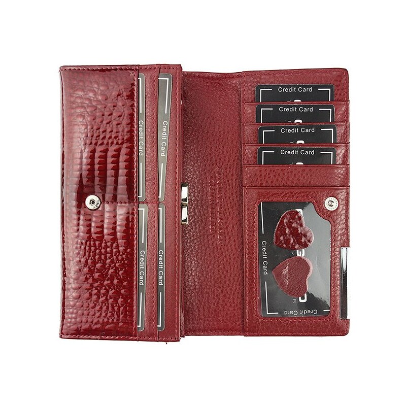 Dámská kožená peněženka Gregorio GF100 červená