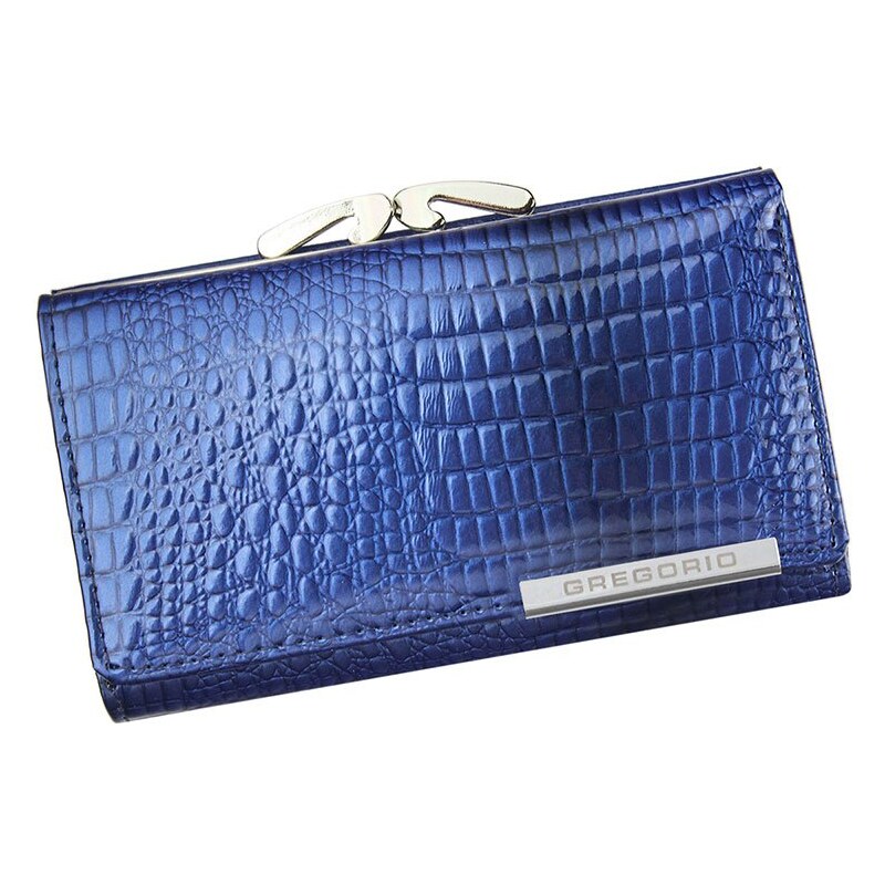 Dámská kožená peněženka Gregorio GF108 modrá
