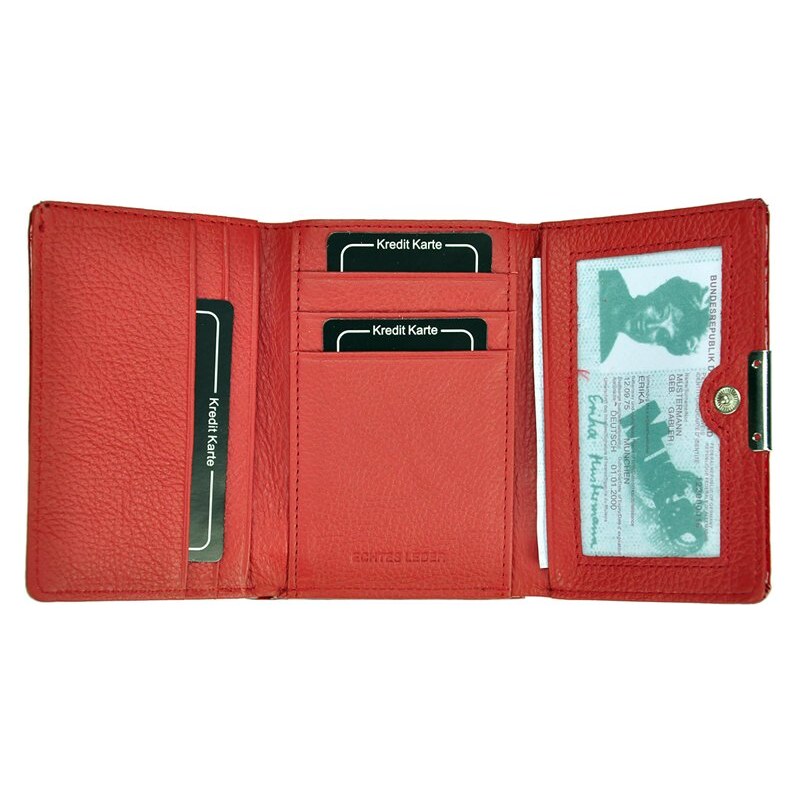 Dámská kožená peněženka Jennifer Jones 5243 červená
