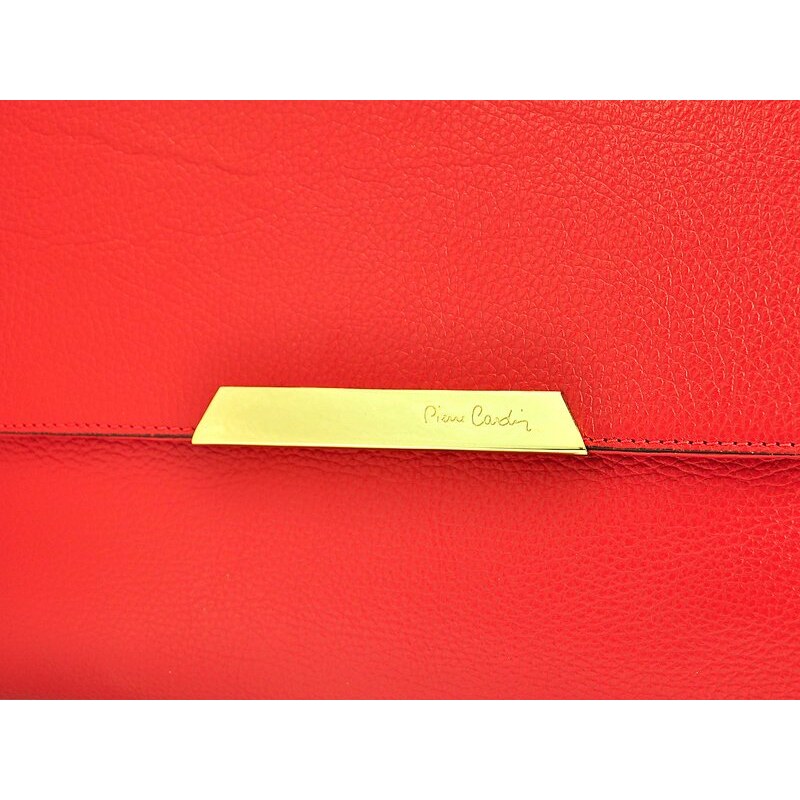 Luxusní kožené psaníčko Pierre Cardin 5315 EDF růžové