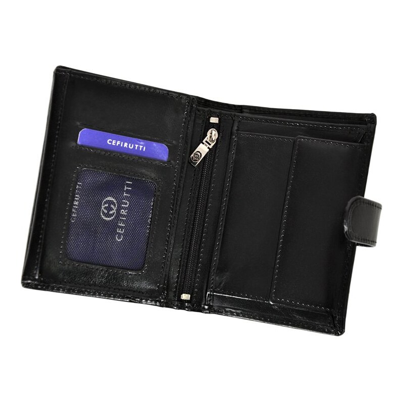 Pánská kožená peněženka Cefirutti 7680272-9 černá