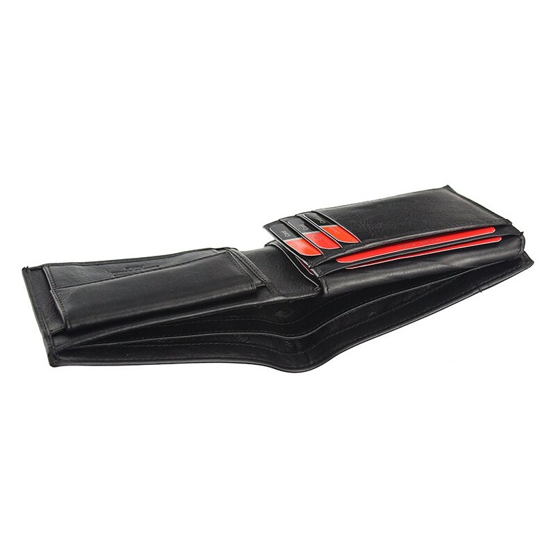 Pánská kožená peněženka Pierre Cardin TILAK07 8806 černá / modrá