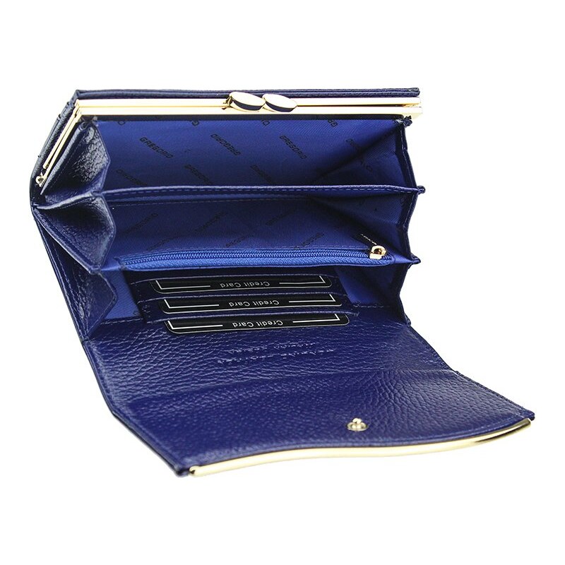 Dámská kožená peněženka Gregorio ZLF-101 modrá