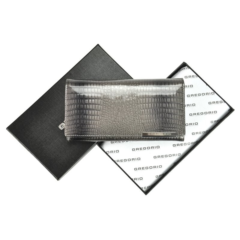 Dámská kožená peněženka Gregorio GF114 šedá