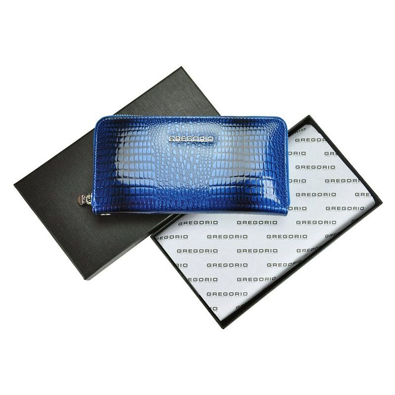 Dámská kožená peněženka Gregorio GF119 modrá